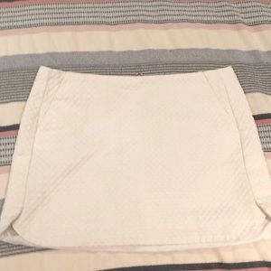 Topshop White Mini Skirt Size US 12